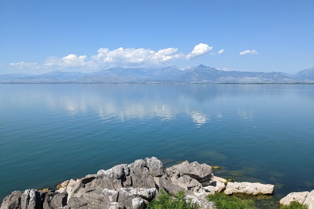 shkoder lake, albania