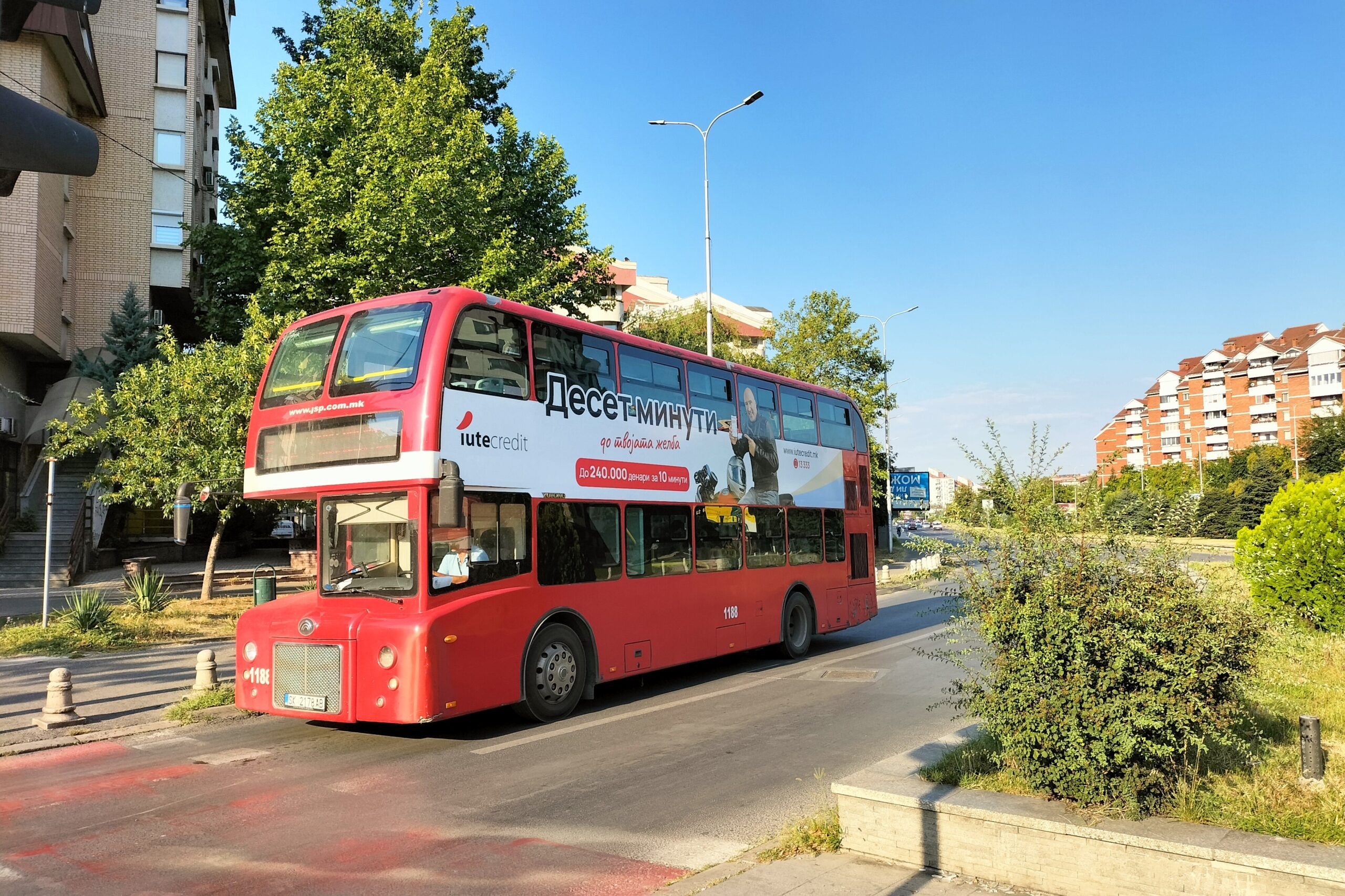 Skopje Double Decker Buses