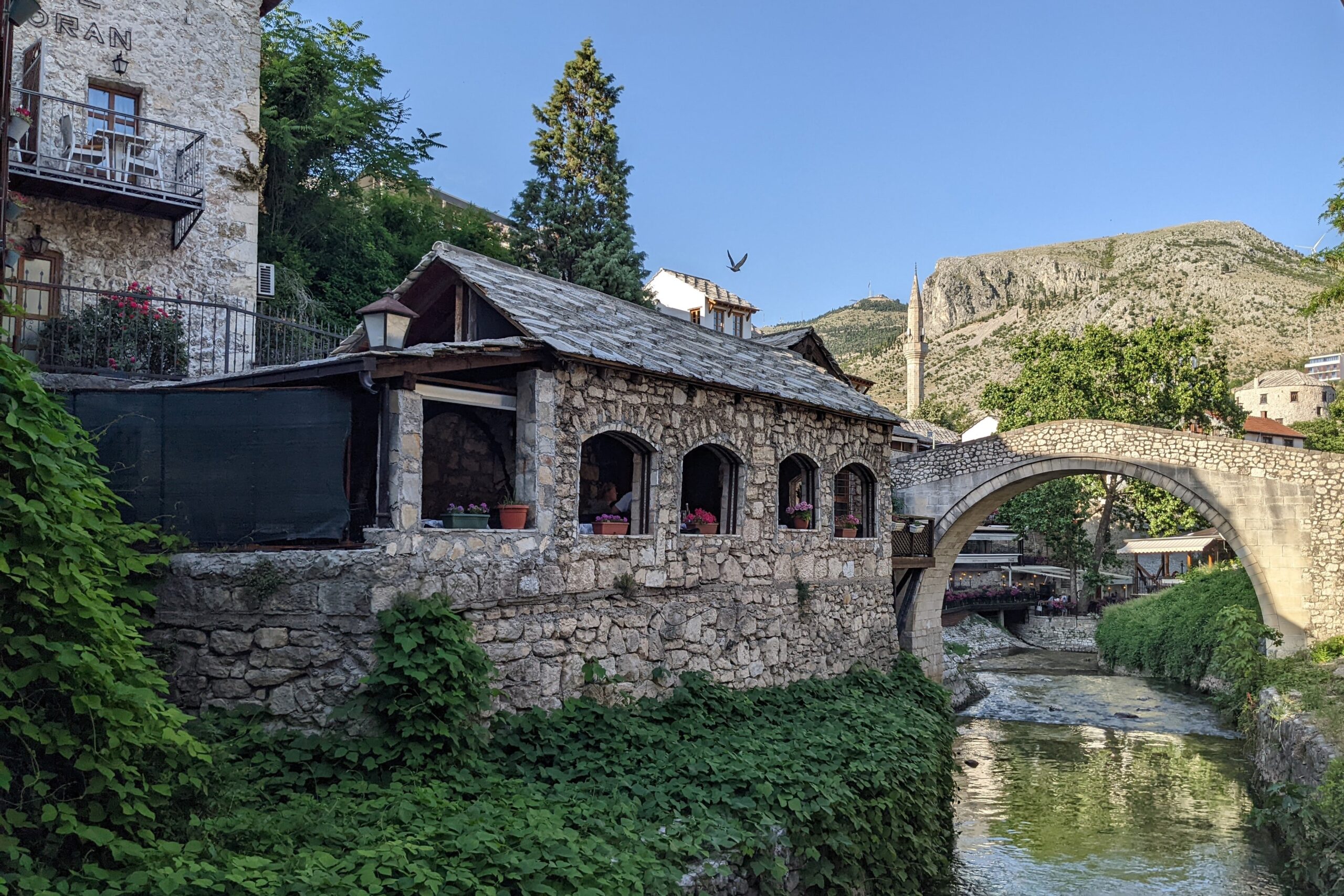 The crooked bridge, Mostar