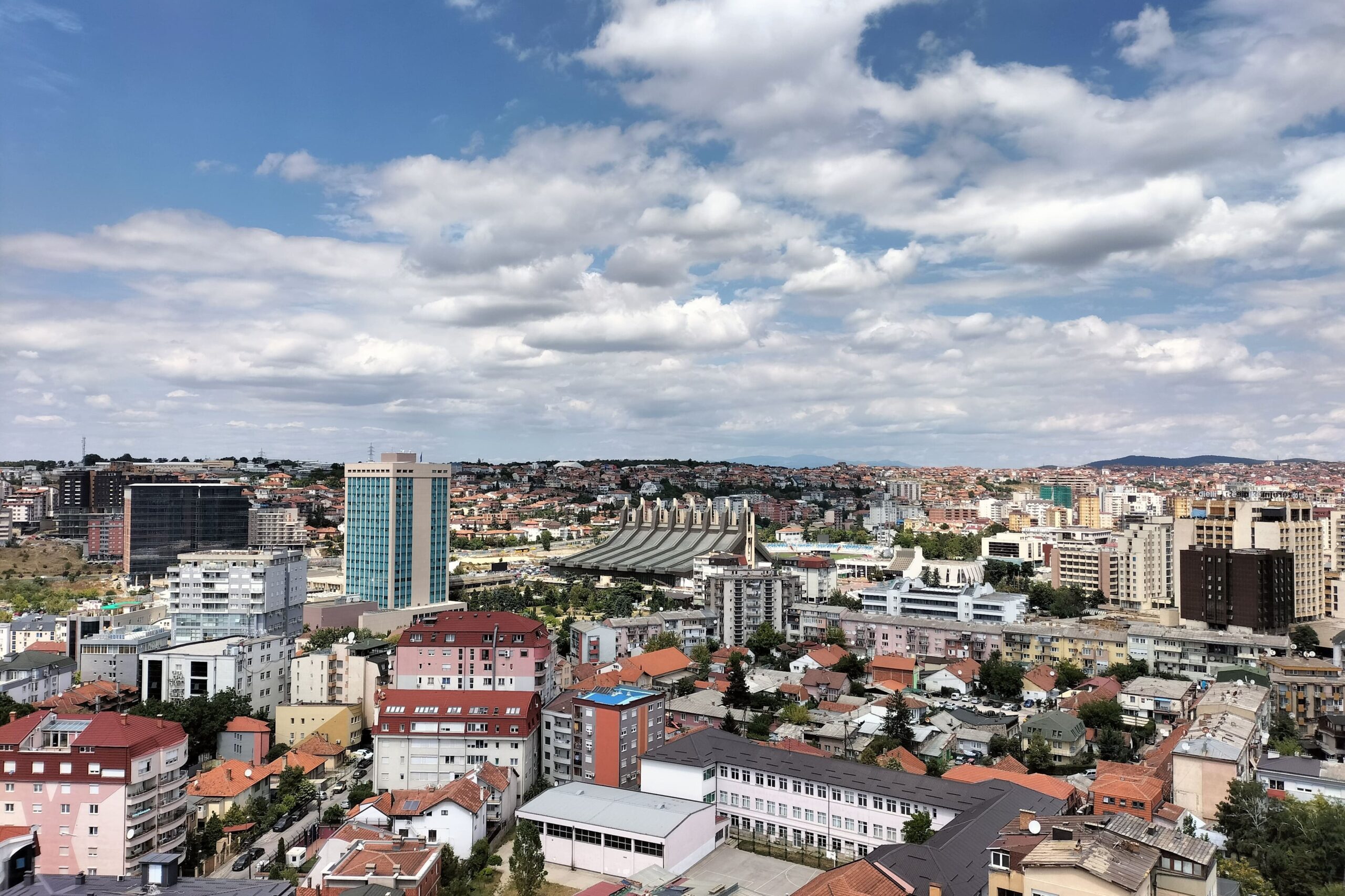 View from Saint Mother Teresa Cathedral, things to do in Pristina