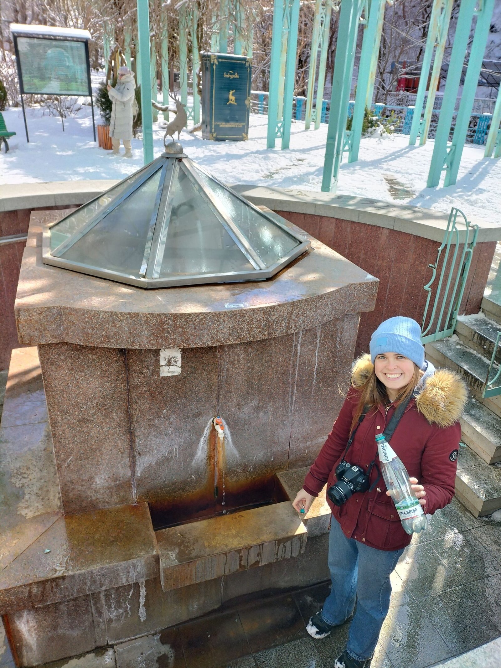 Borjomi water straight from the source, Georgian drinks