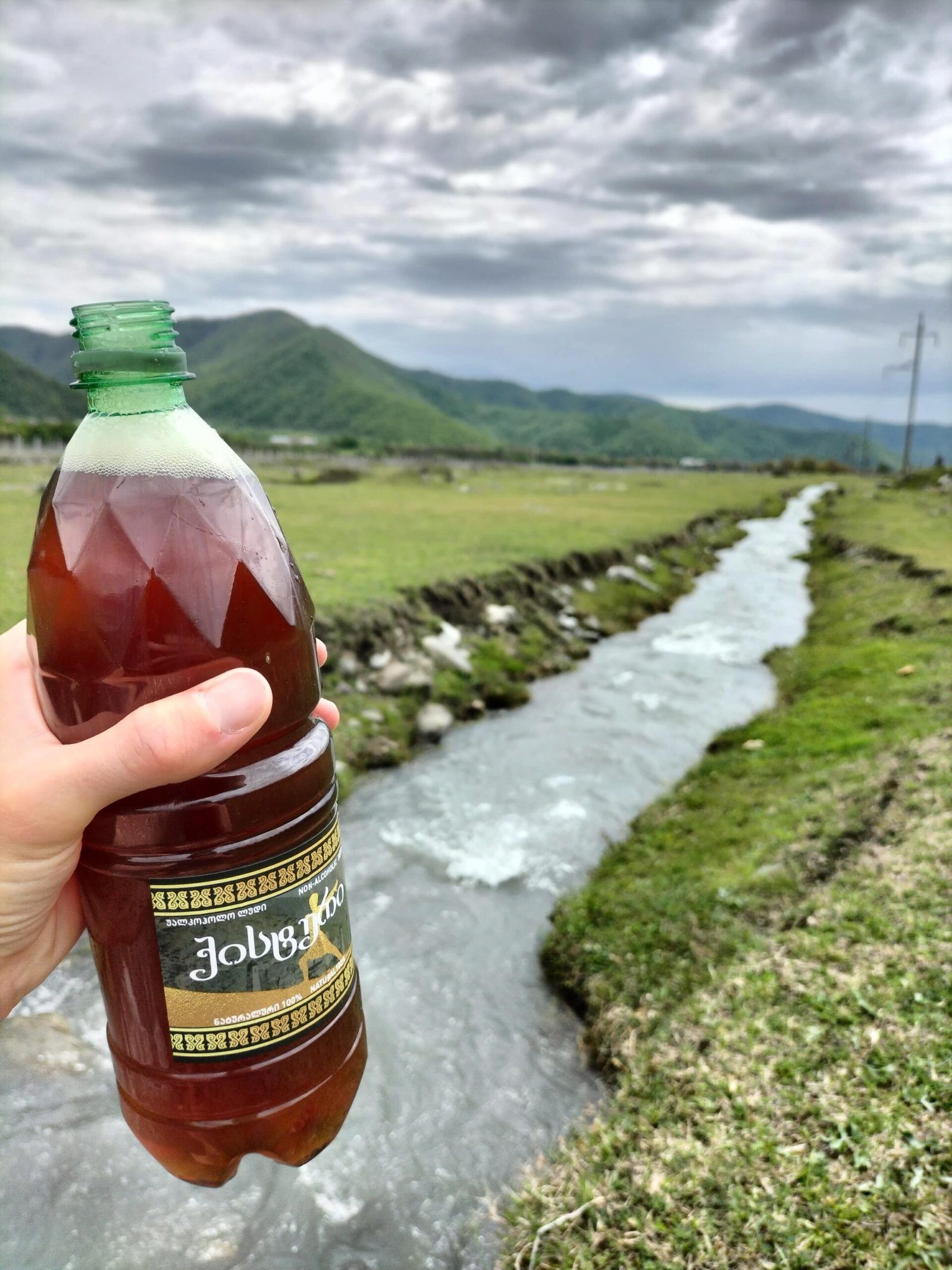 Kist beer in Pankisi Valley