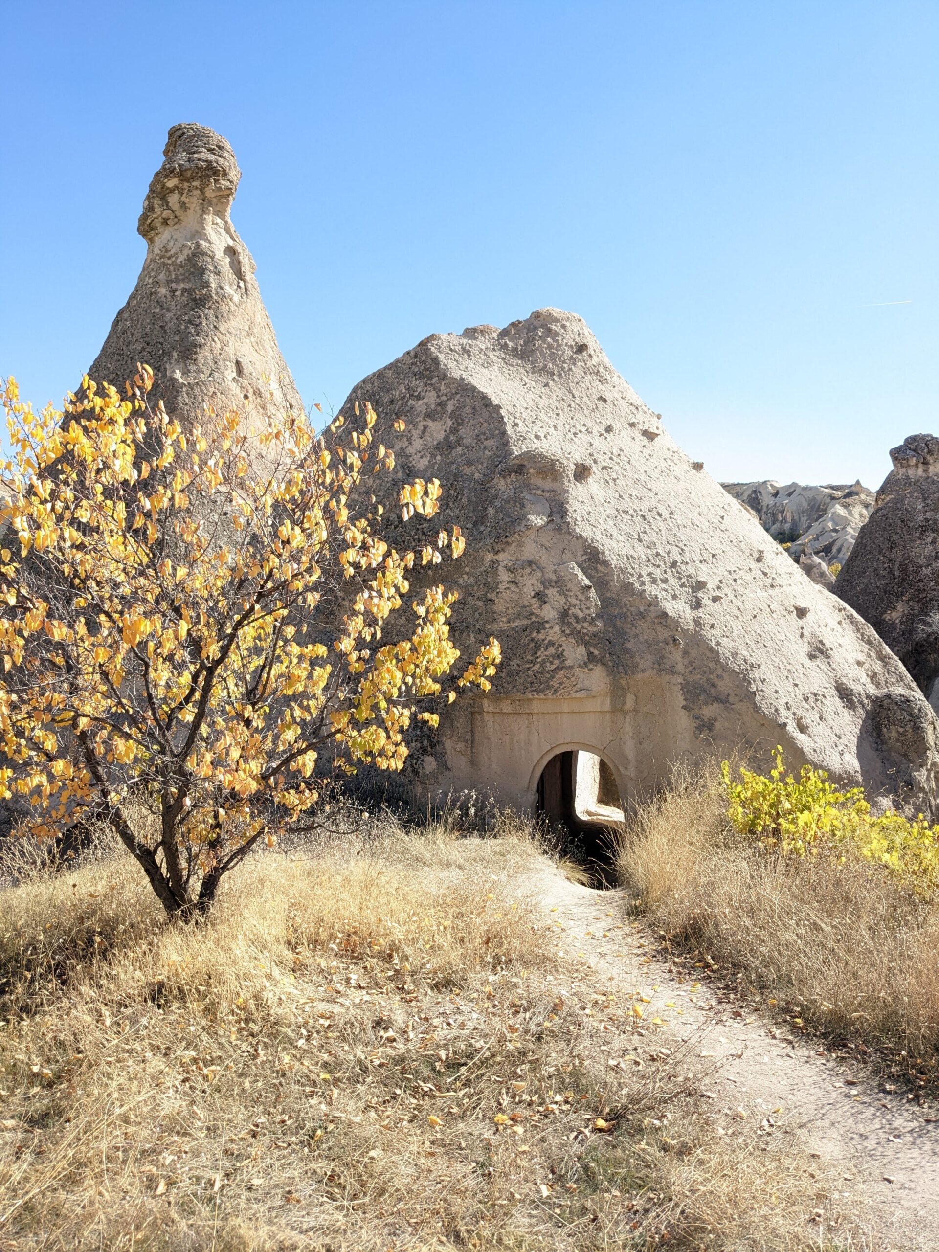 hidden church in swords valley, cappadocia