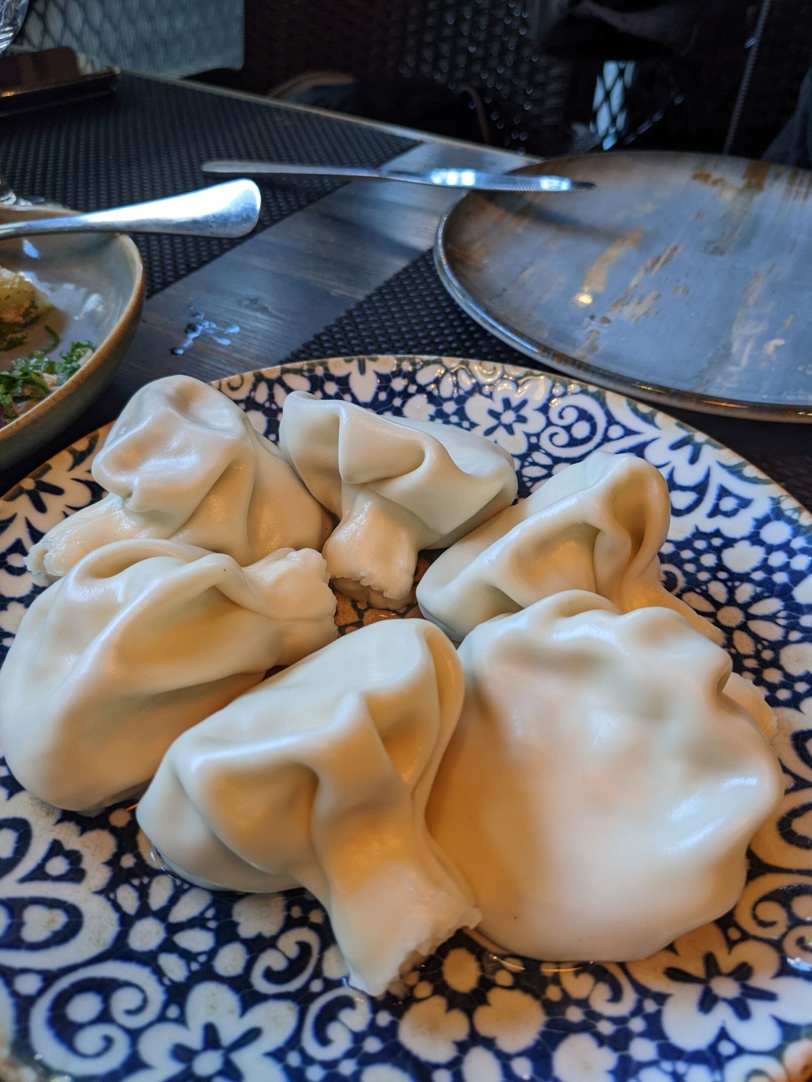 mushroom khinkali, pirosmani in batumi