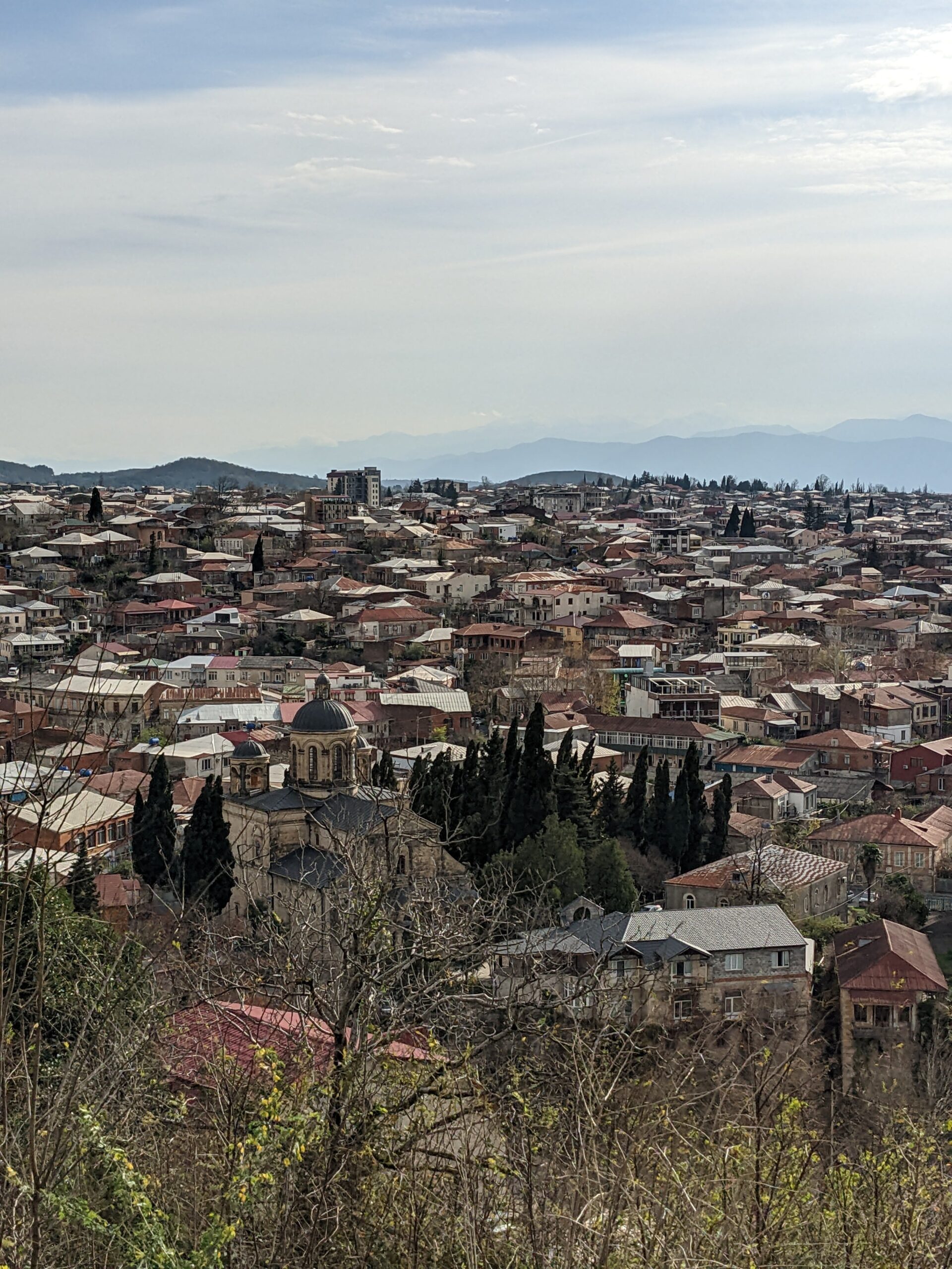city views from bagrati cathedral, things to do in kutaisi