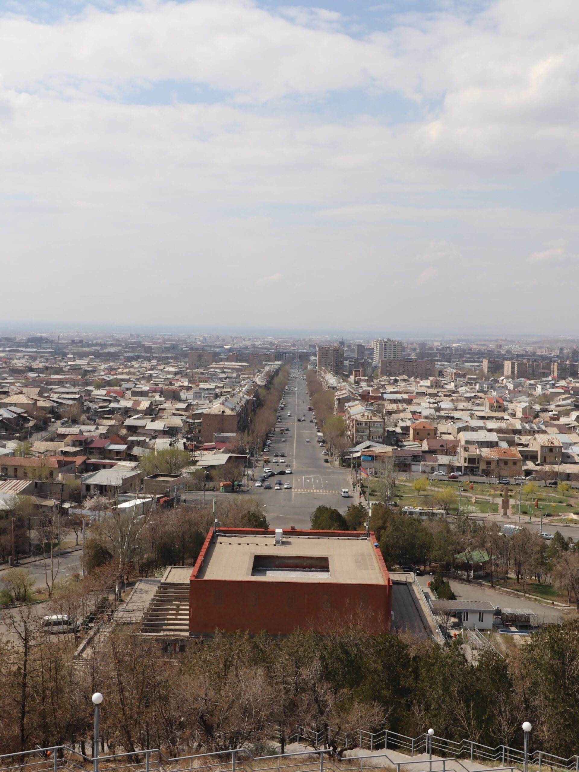 yerevan city views from erebuni castle