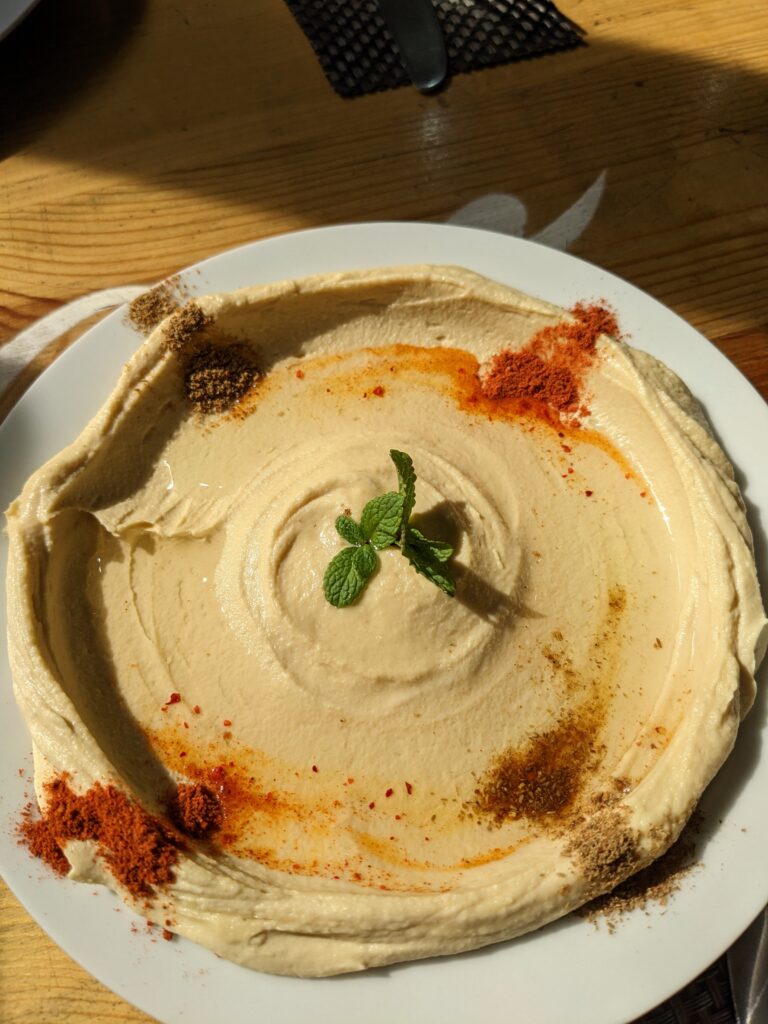 hummus from Elie's Lahmajun in Yerevan