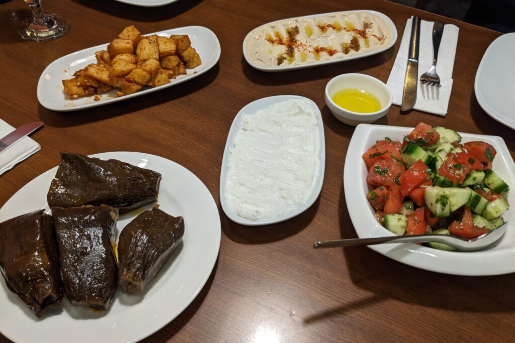 west armenian dishes at anteb restaurant, yerevan