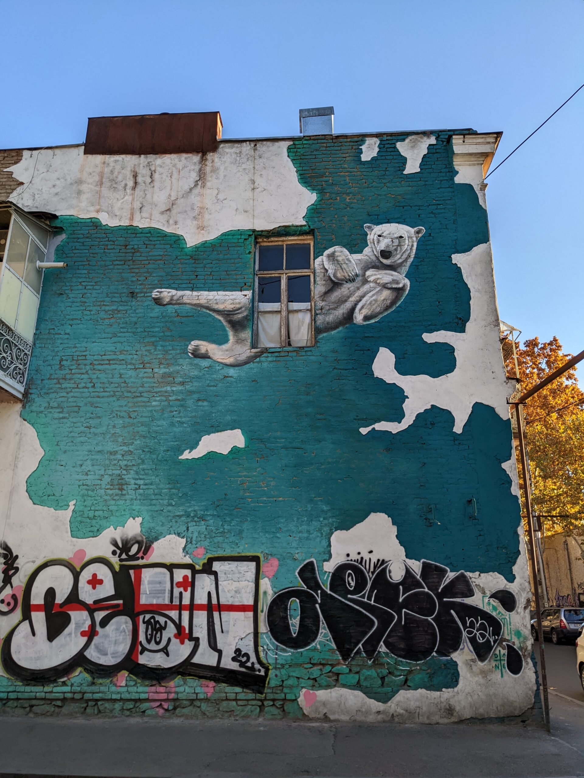 tbilisi street art mural