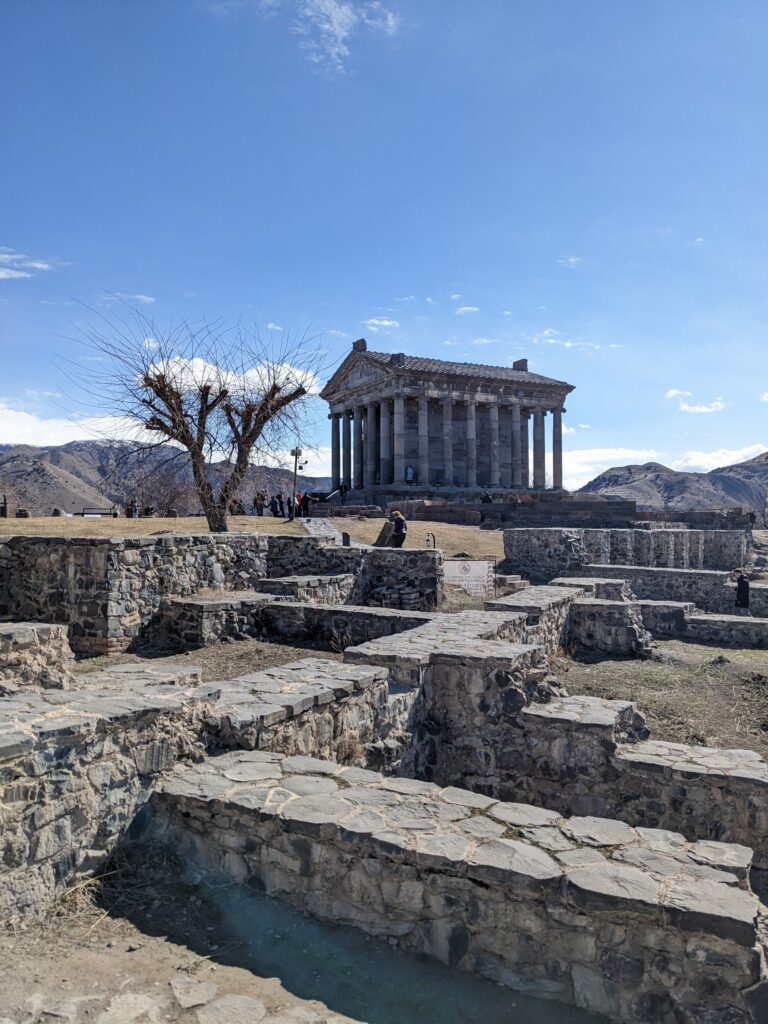 garni greco roman temple armenia