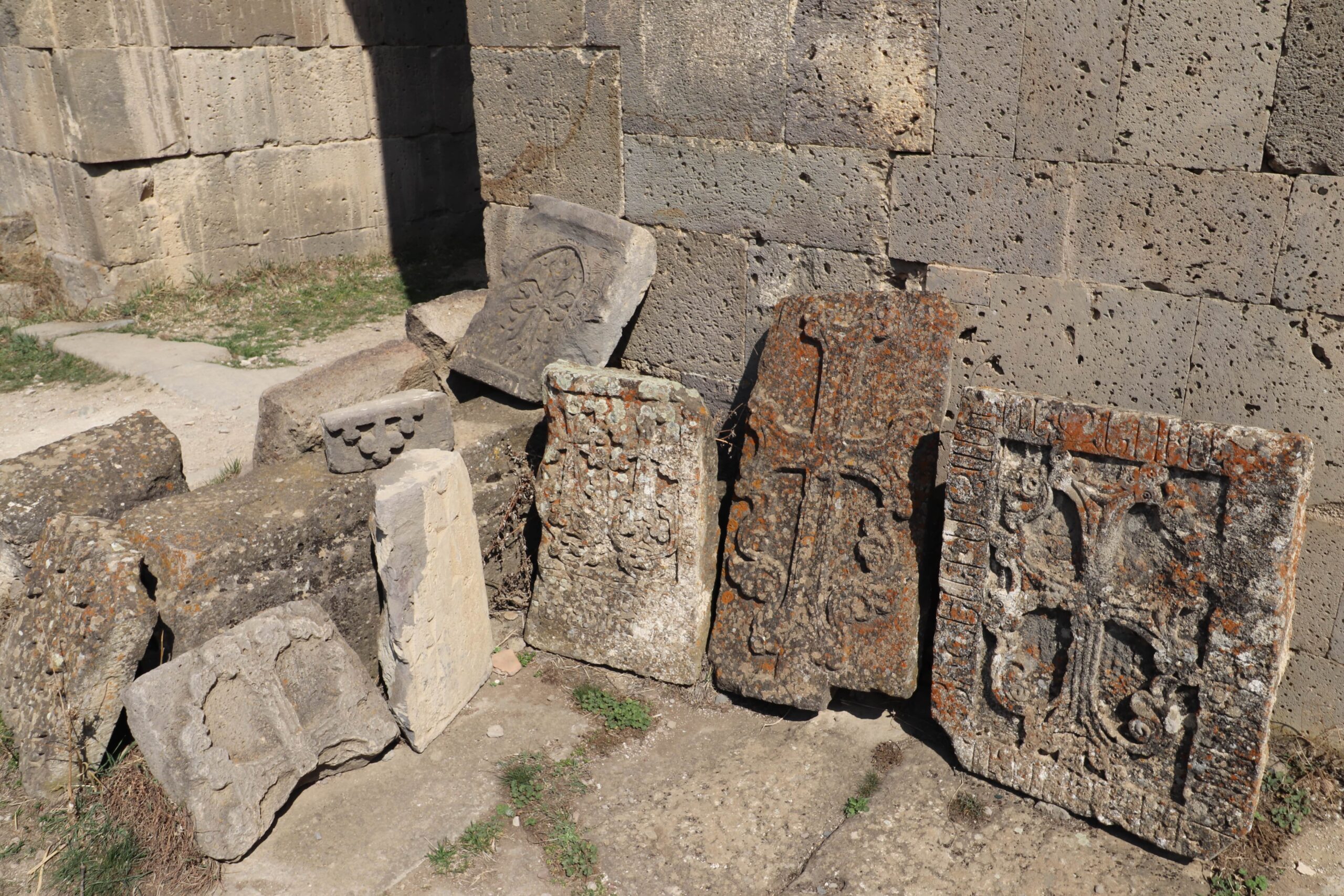 khachkars at tatev monastery