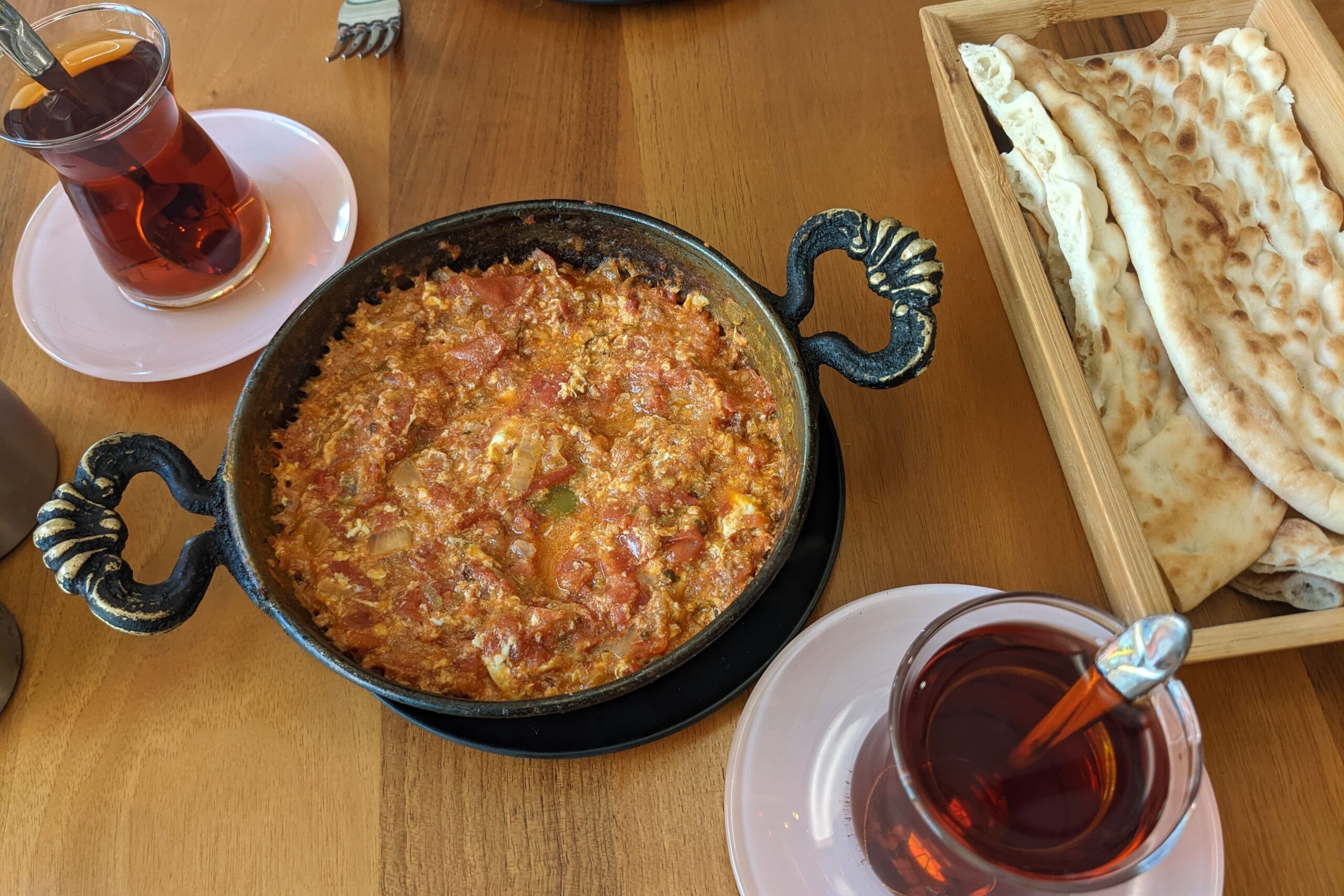 menemen, turkish vegetarian food