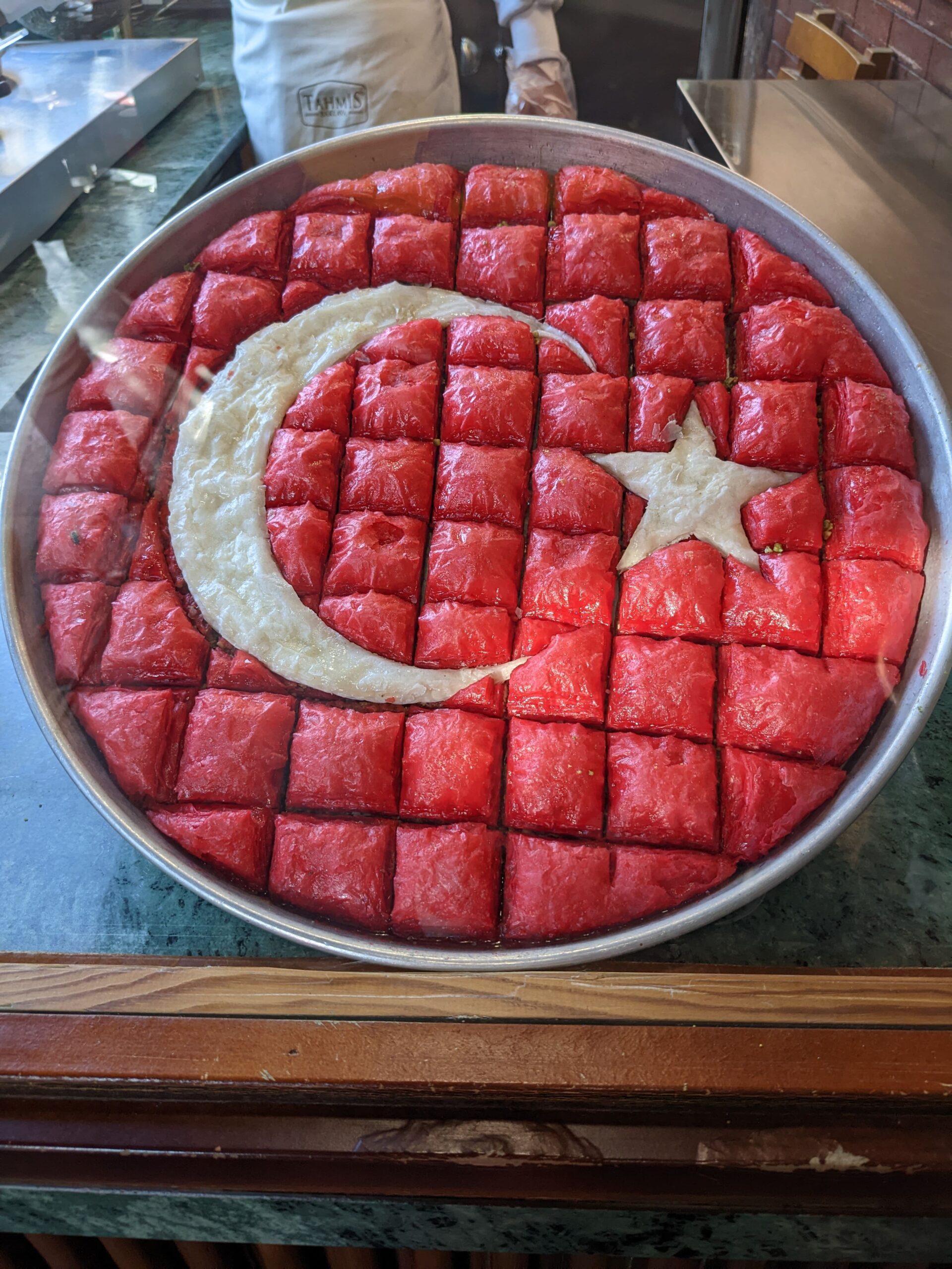 turkish flag baklava