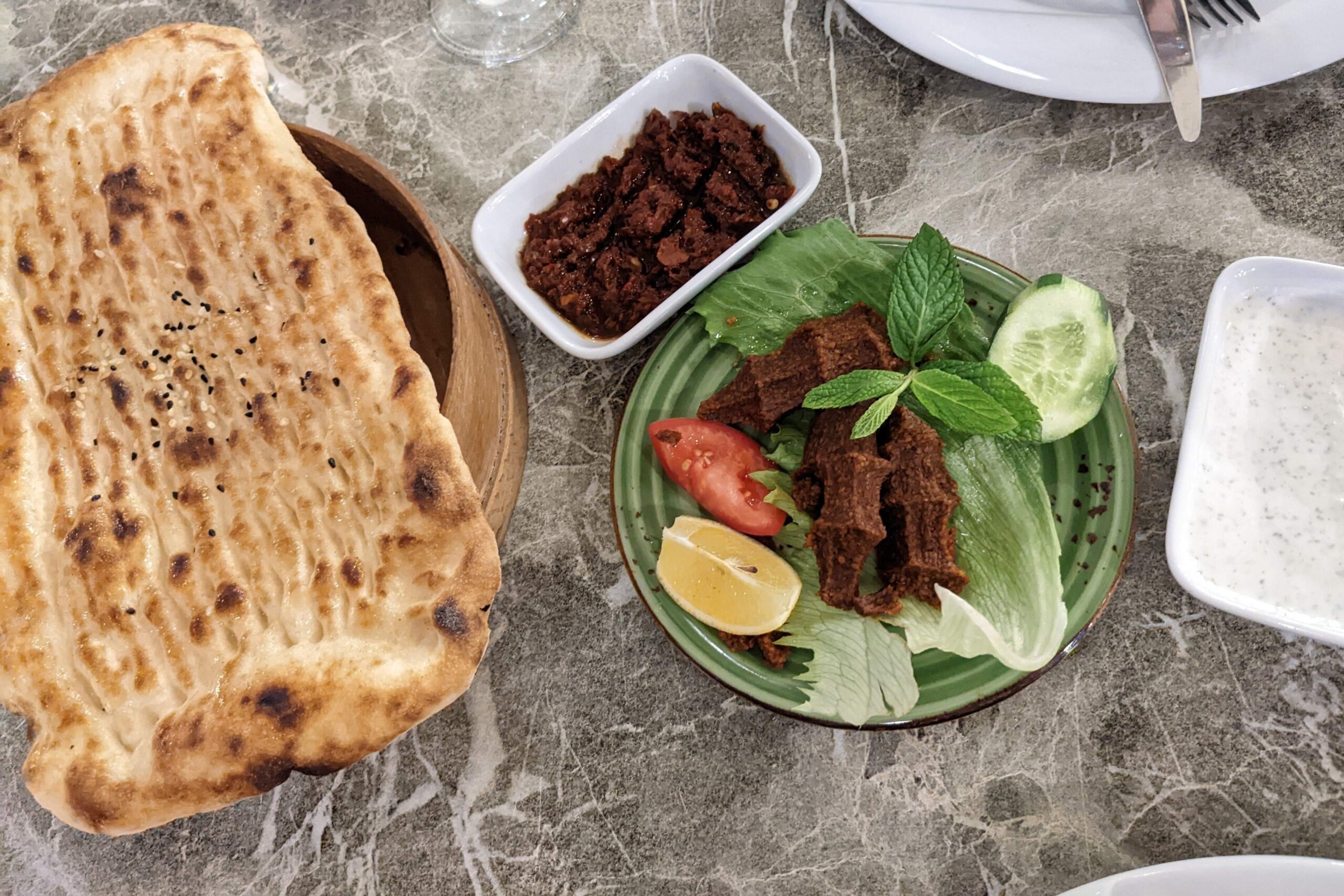 cig kofte, turkish vegetarian food