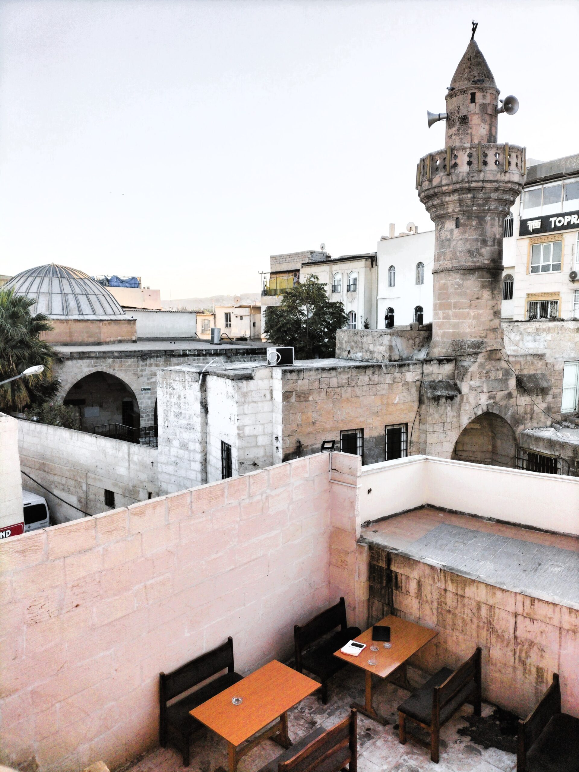 Grand Babil Otel terrace in Sanliurfa, Turkey