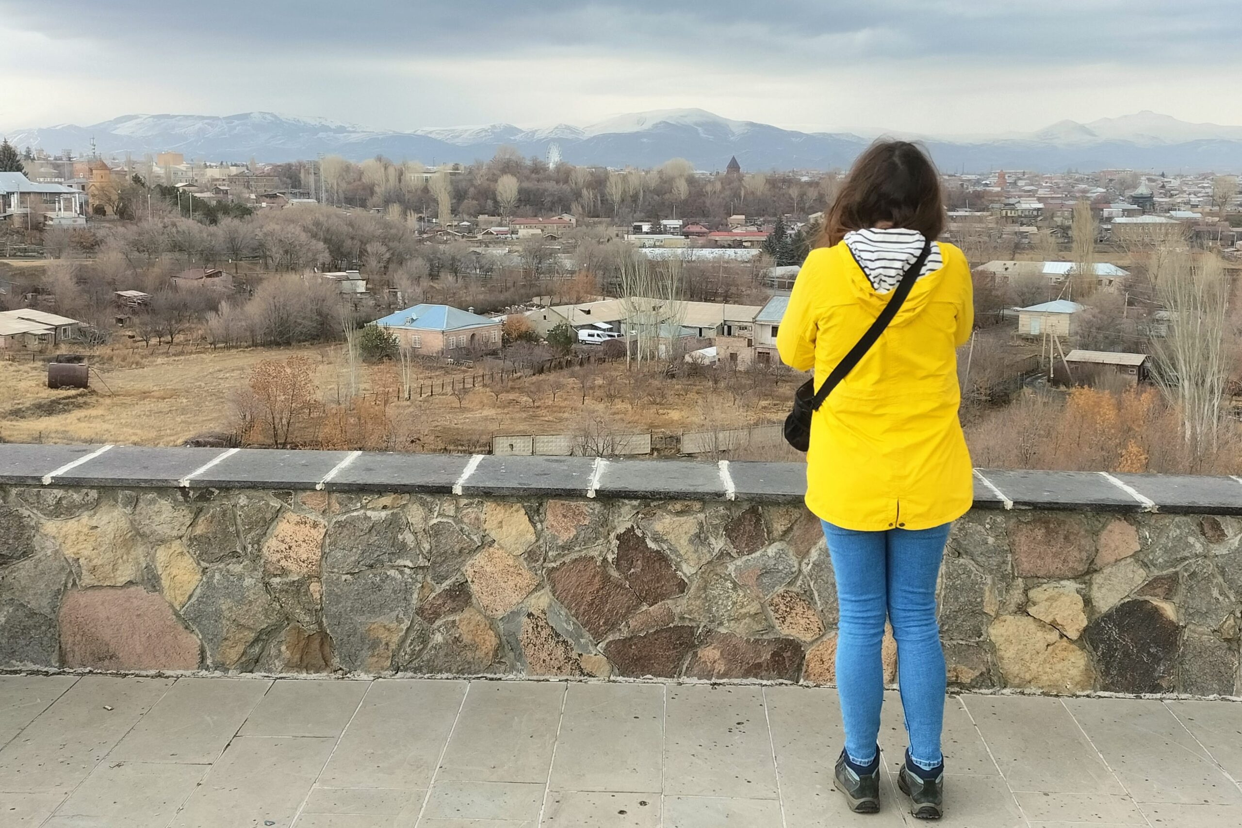 views over Gyumri from Sev Berd