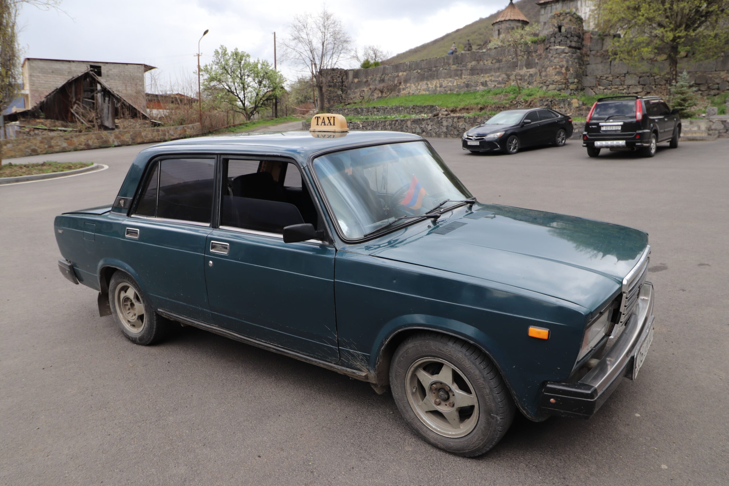 classic lada taxi in armenia