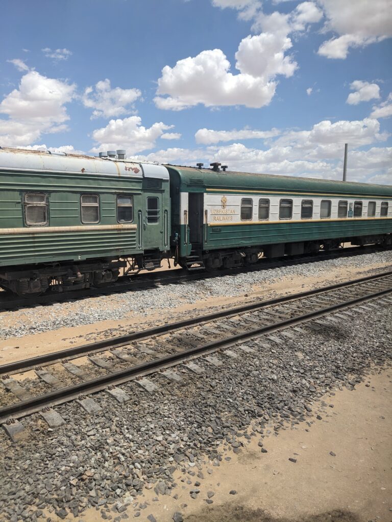 Soviet Uzbek train carriages