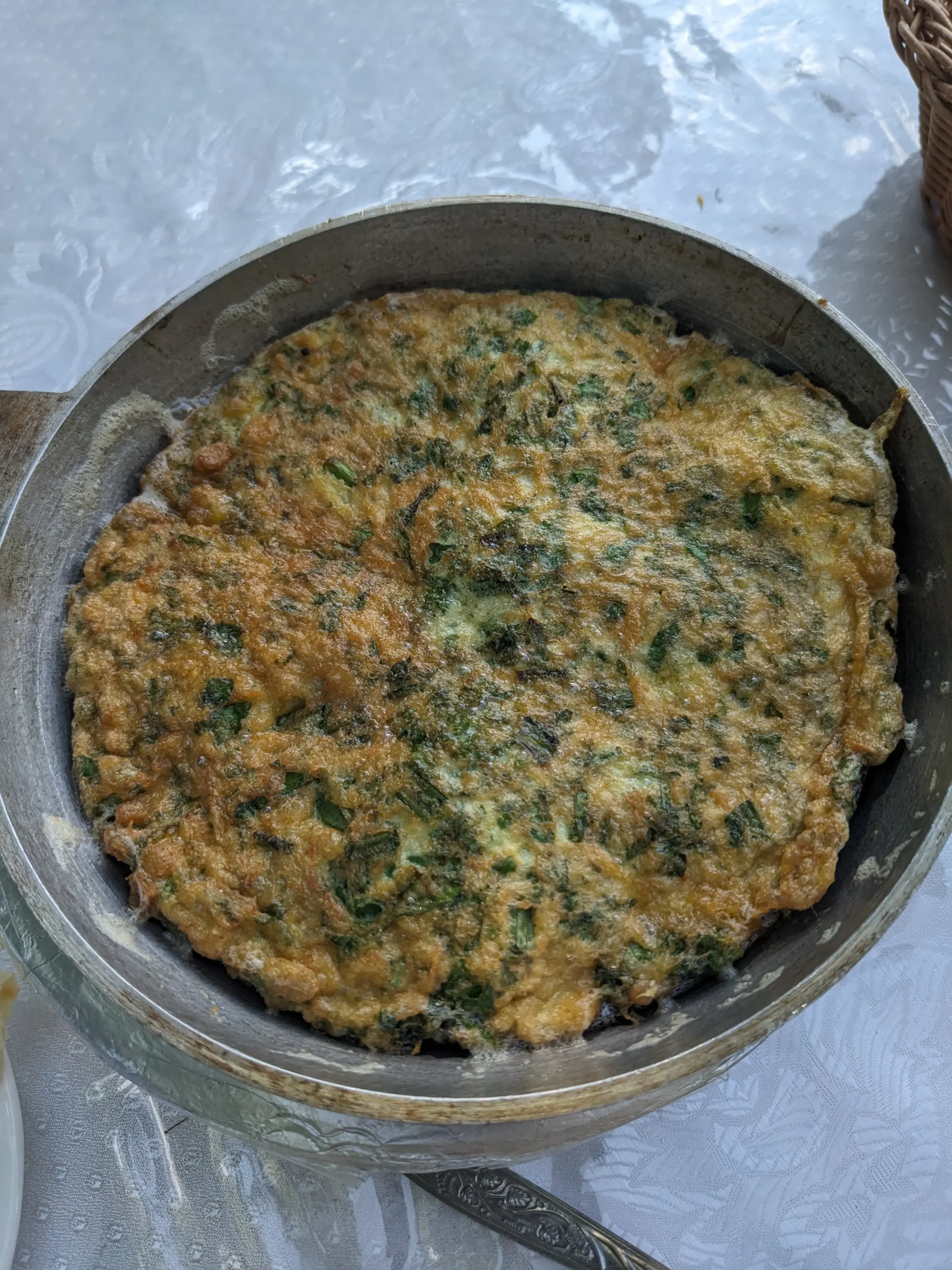 kuku is a herby omelette in the Azerbaijani/Iranian cuisine