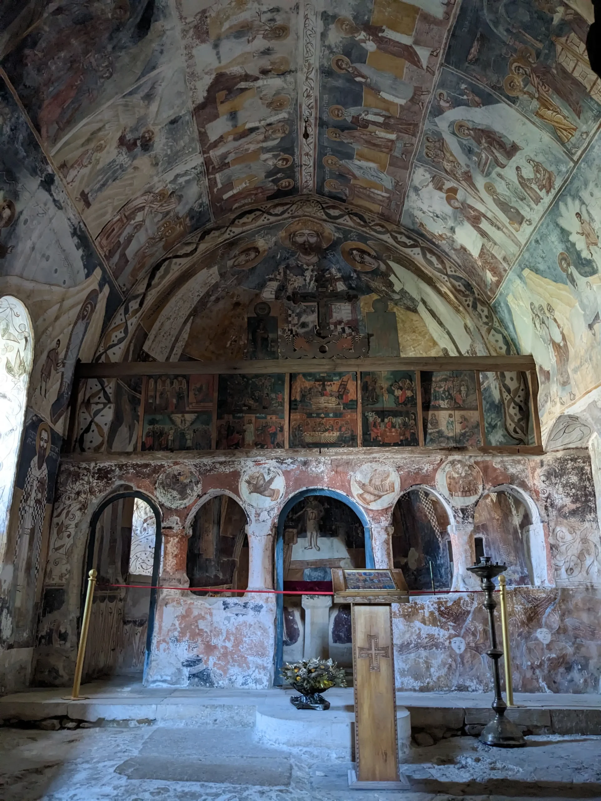 ancient religious artwork of UNESCO Gelati Monastery 