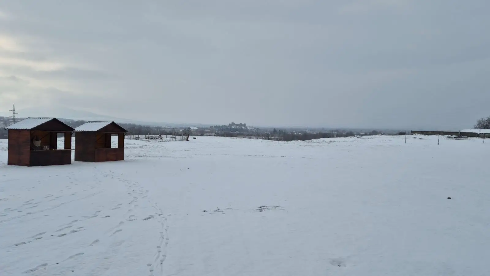 a very snowy setting for Berikaoba in Didi Chailuri, Georgia