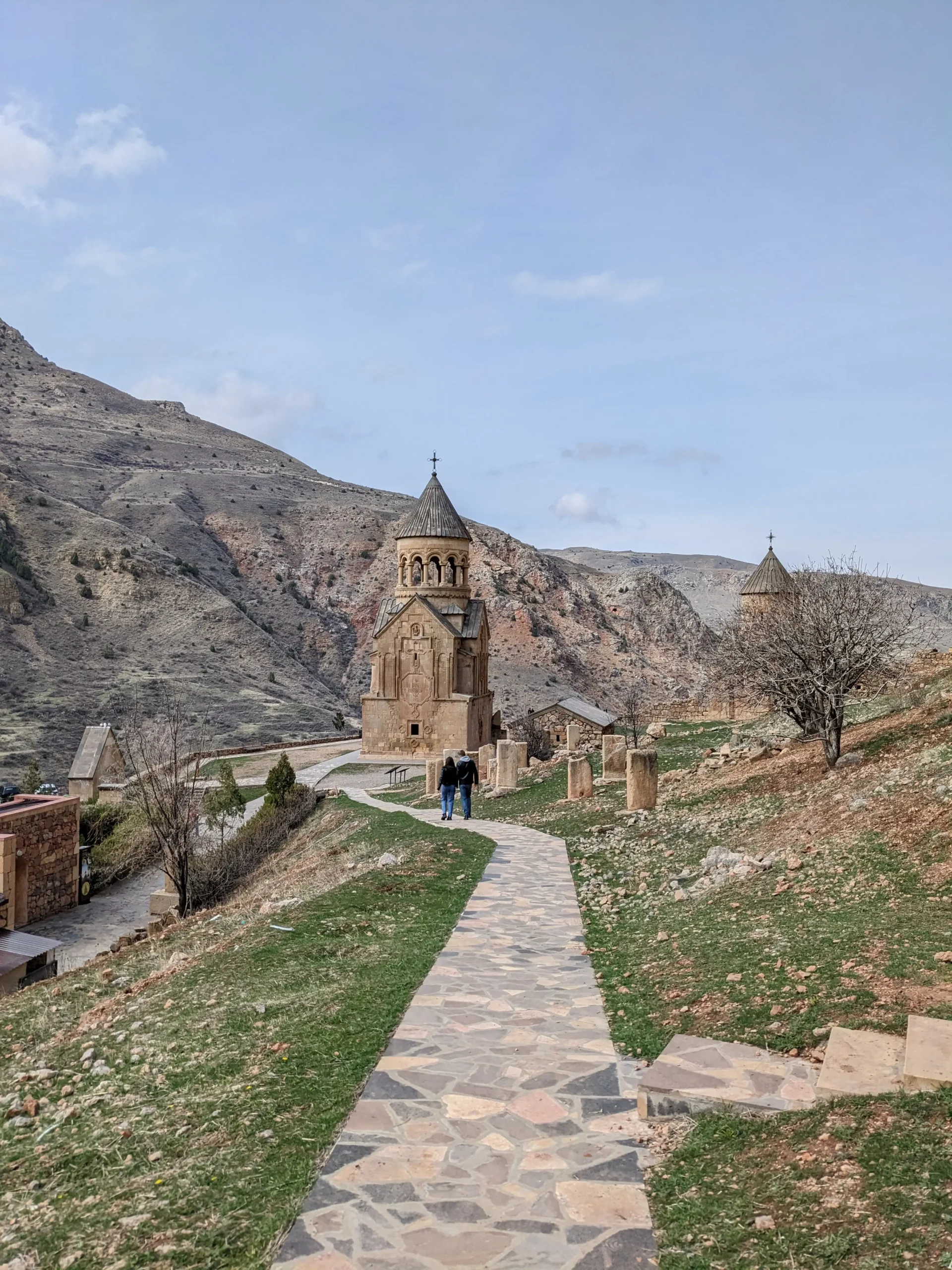 a pathway leads to UNESCO Noravank Monastery 