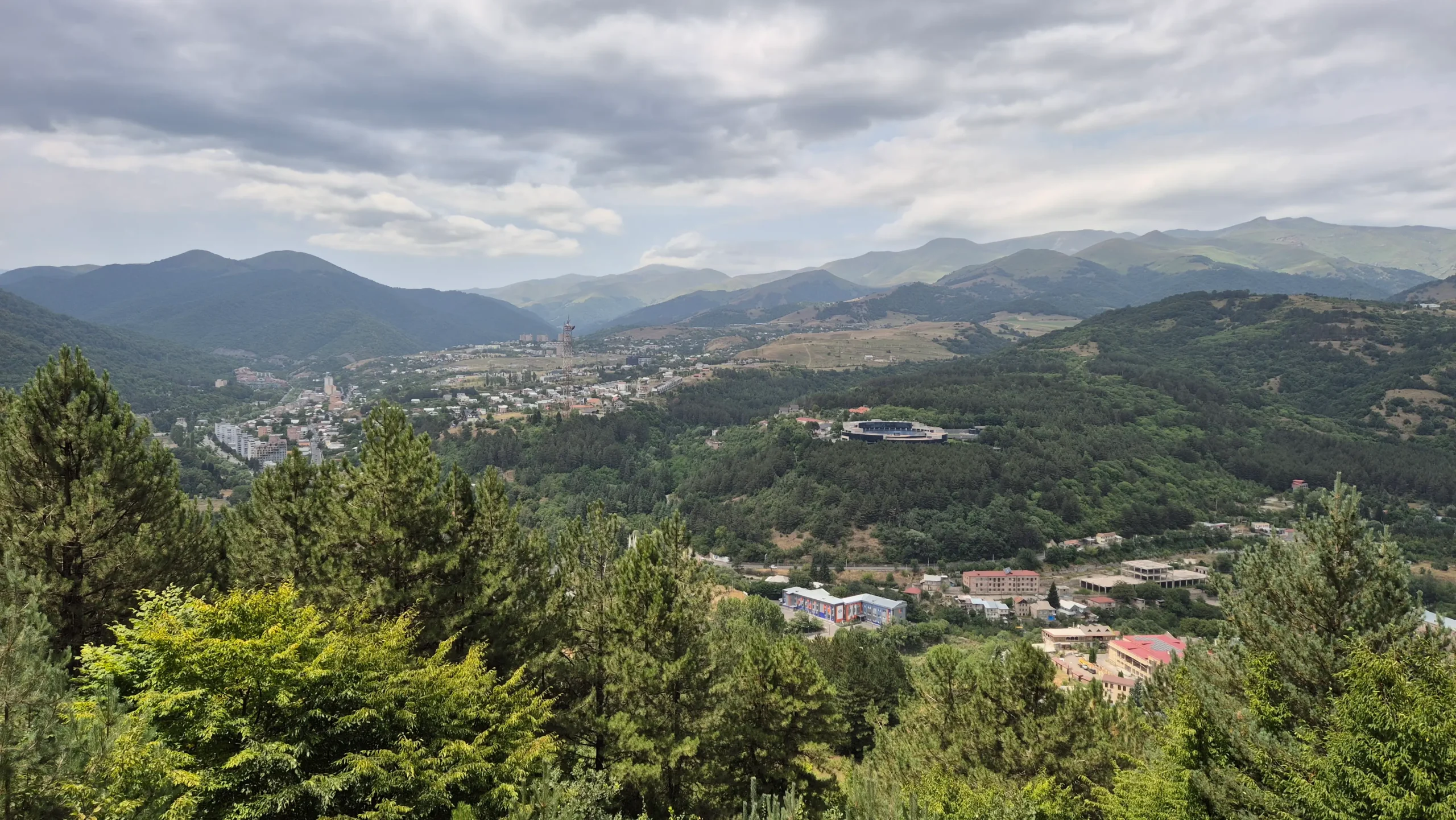 mountain views from in Dilijan, Armenia