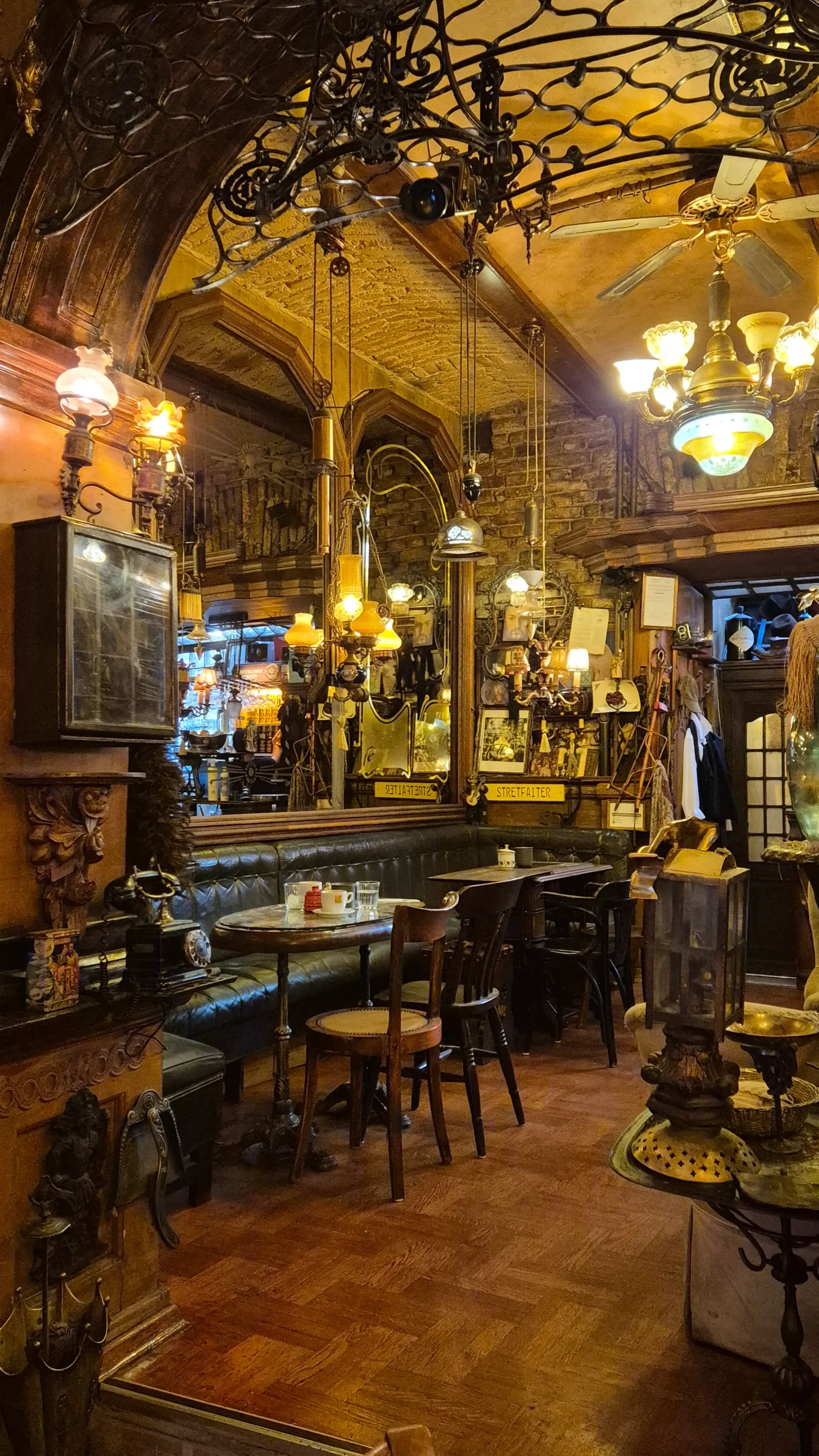 Zlatna Ribica Bar the interior of a pub has chaotic decor with walls full of retro trinkets - Zlatna Ribica Bar, Sarajevo
